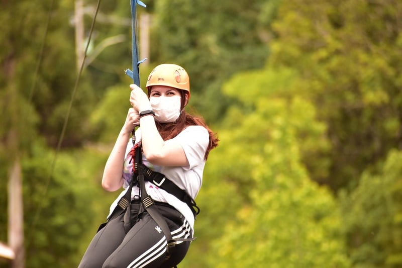 Zip lining in Costa Rica